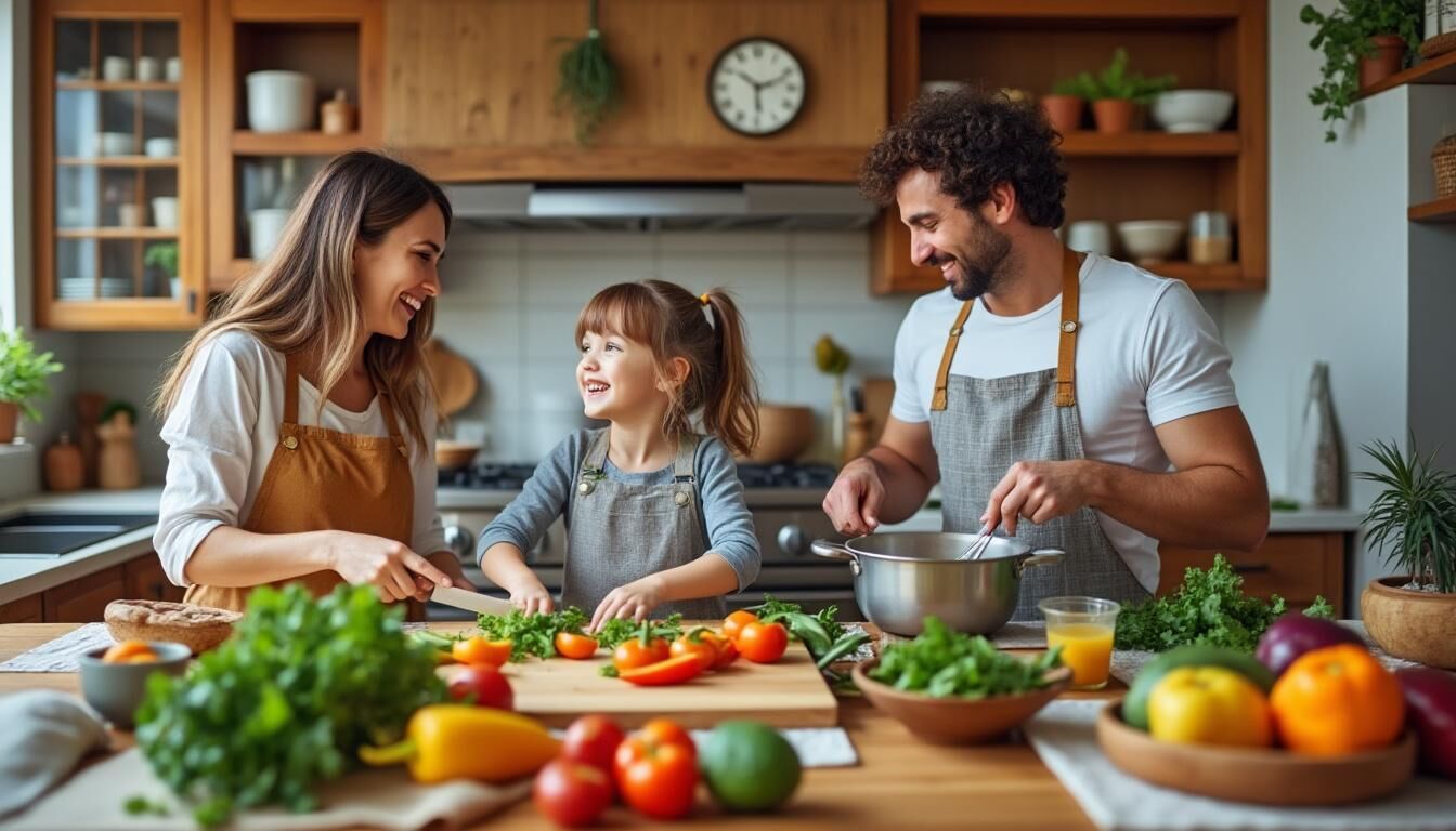 Découvrez 20 idées repas en famille simples et rapides, parfaites pour des repas quotidiens savoureux et faciles à préparer.