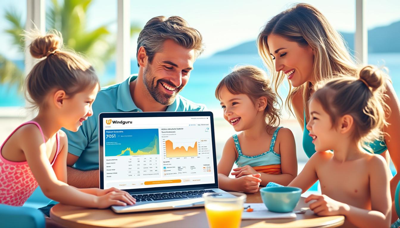 découvrez comment utiliser windguru pour planifier facilement vos voyages en famille en anticipant la météo et les conditions idéales pour vos activités.