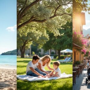 Les meilleures destinations pour partir en famille avec un bébé