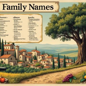 Origine et signification des noms de famille italiens