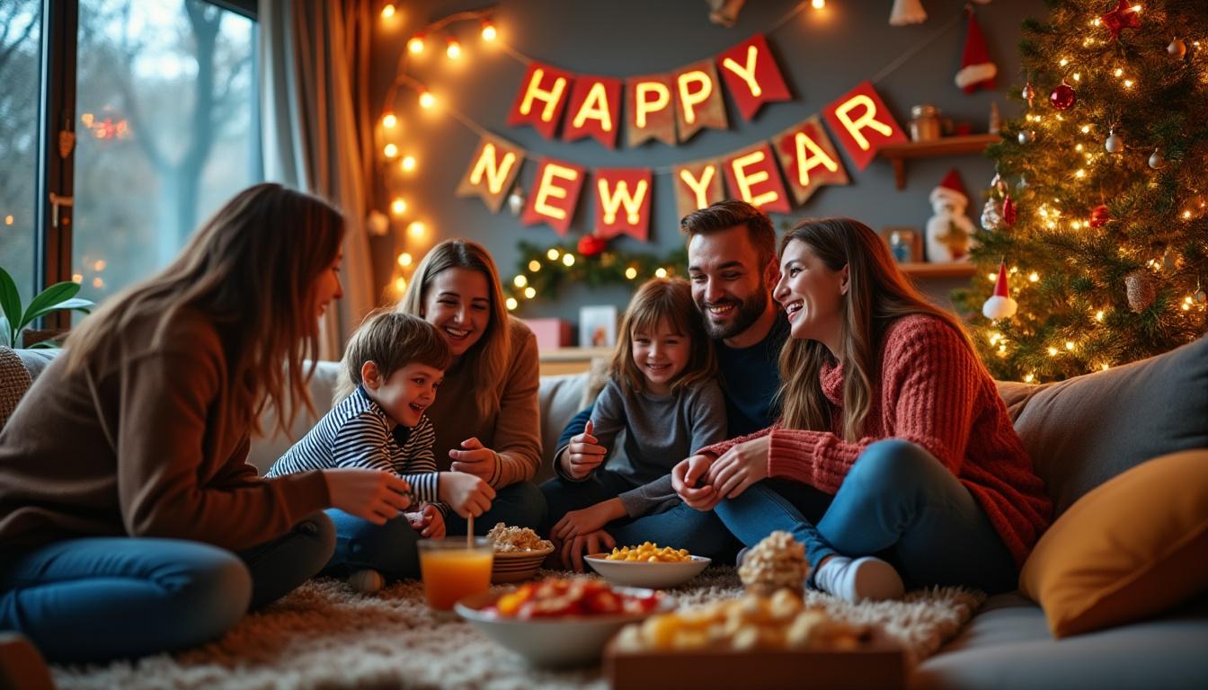 découvrez nos idées pour passer un nouvel an en famille pas cher et réussir votre réveillon dans la joie et la convivialité.